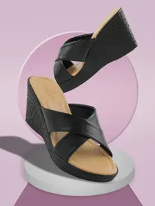 Liberty Women PU Wedge Heel Sandals