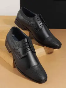 WALKWAY by Metro Men Leather Lace-Ups Formal Derbys Shoes