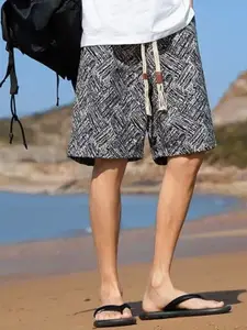 StyleCast Men Printed Mid - Rise Shorts