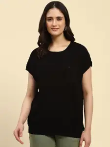 Global Republic Women Embroidered Longline Top