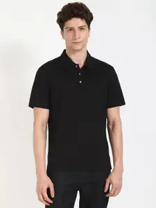 Calvin Klein Jeans Men Polo Collar Applique T-shirt