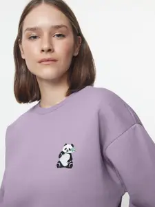 Trendyol Women Graphic Printed Pullover Sweatshirt