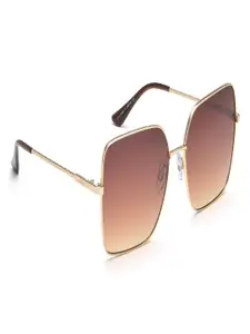 Image Women Square Sunglasses with UV Protected Lens IMS765C1SG