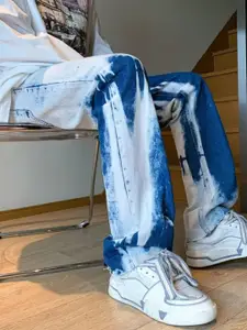 StyleCast Men Slim Fit Heavy Fade Cotton Jeans