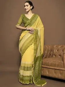 Saree mall Ethnic Motifs Printed Ready to Wear Sarees