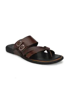 Egoss Men Genuine Leather Comfort Sandals