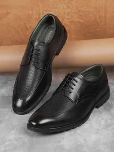 Mochi Men Leather Formal Lace-Ups Derbys Shoes