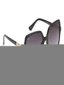 Image Women Square Sunglasses with UV Protected Lens IMS788C1SG