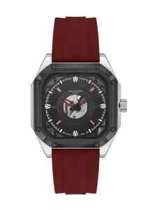 Lee Cooper Men Brass Dial & Straps Analogue Multi Function Watch LC08061.388