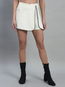 Chemistry Women Solid Mini Skorts