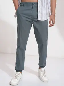 HIGHLANDER Men Solid Half Elasticated Jogger