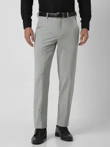 Van Heusen Men Mid-Rise Formal Trousers