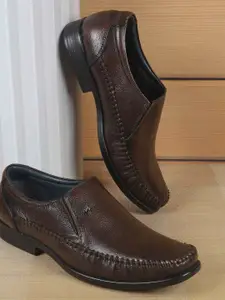 Metro Men Leather Formal Slip-On Shoes