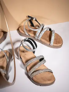 Inc 5 Women Embellished Flatform Sandals