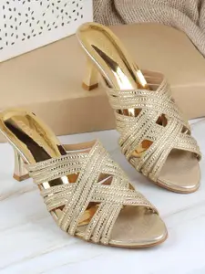 Metro Women Block Heel Peep Toes