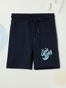 max Boys Regular Fit Mid-Rise Pure Cotton Shorts