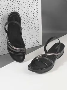 Mochi Embellished Wedge Sandals