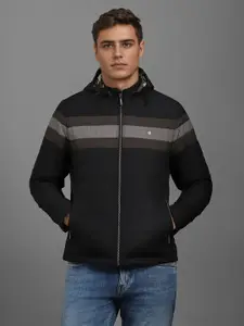 Louis Philippe Jeans Men Striped Sporty Jacket