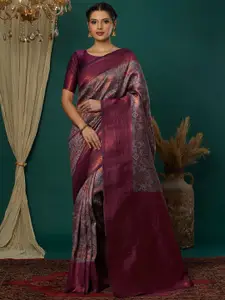 Mitera Ethnic Motifs Zari Banarasi Saree