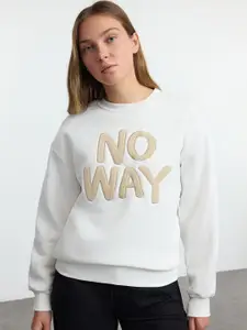 Trendyol Women Printed Pullover Sweatshirt
