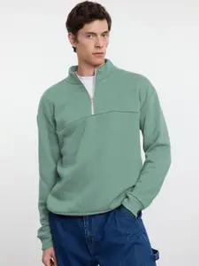 Trendyol Women Mock Collar Pullover Sweatshirt