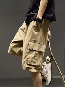 StyleCast Men Relaxed Fit Cargo Shorts