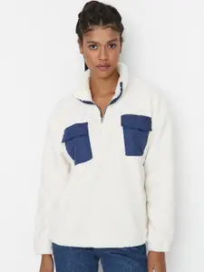 Trendyol Women Shirt Collar Sweatshirt