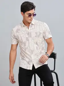 BULLMER Men Standard Opaque Printed Casual Shirt
