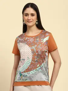 Global Republic Women Printed Cotton Top