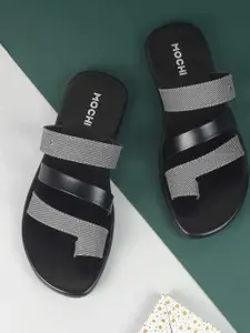 Mochi Men Leather Slip On Comfort Sandals