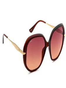 Image Women Square Sunglasses with UV Protected Lens IMS793C2SG