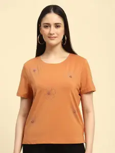 Global Republic Embellished Embroidered Top