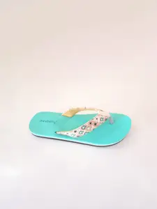 DressBerry Women Printed Rubber Thong Flip-Flops