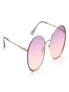 Image Women Round Sunglasses with UV Protected Lens IMS761C3SG