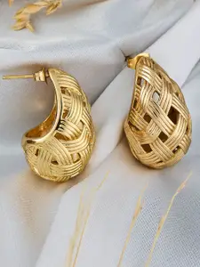 ATIBELLE Gold Contemporary Hoop Earrings