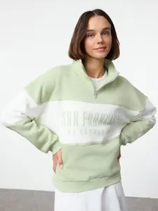 Trendyol Women Printed Pullover Sweatshirt