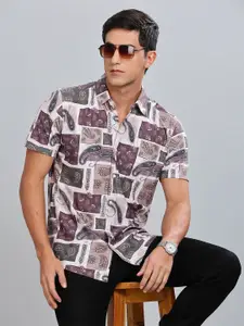 BULLMER Men Standard Opaque Printed Casual Shirt