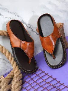 ROYAL CRUZZ Men Leather Comfort Sandals