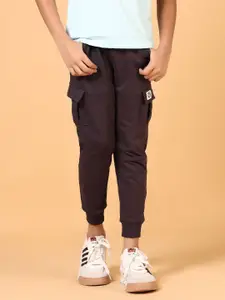 V-Mart Boys Solid Cotton Track Pants