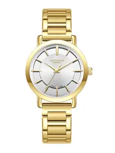 Lee Cooper Women Brass Dial & Stainless Steel Bracelet Style Straps Analogue Watch LC08037.130