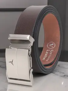 Provogue Men Textured Leather Belt