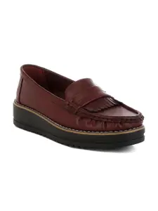 London Rag Women Slip-On Leather Loafers Casual Shoes