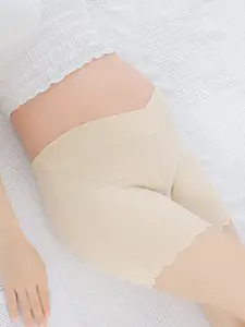 SYGA Women Cotton High-Waist Adjustable Maternity Lounge Shorts