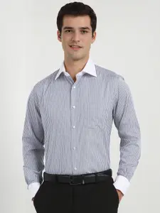 Allen Solly Sport Men Vertical Striped Cotton Formal Shirt