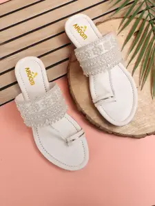 AROOM Women One Toe Flats