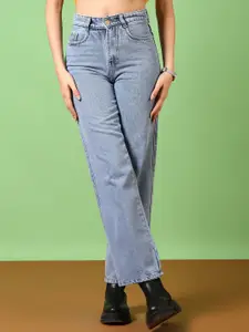 V-Mart Women Light Fade Mid-Rise Cotton Jeans