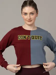 HRX by Hrithik Roshan Women Crop Pullover Sweatshirt