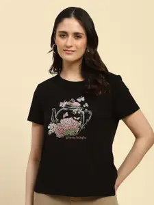 Global Republic Embellished Embroidered Top