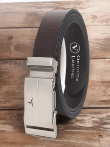 Provogue Men Textured Leather Formal Belt