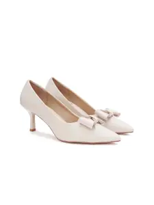 Sherrif Shoes Embellished Stiletto Heel Pumps with Bows